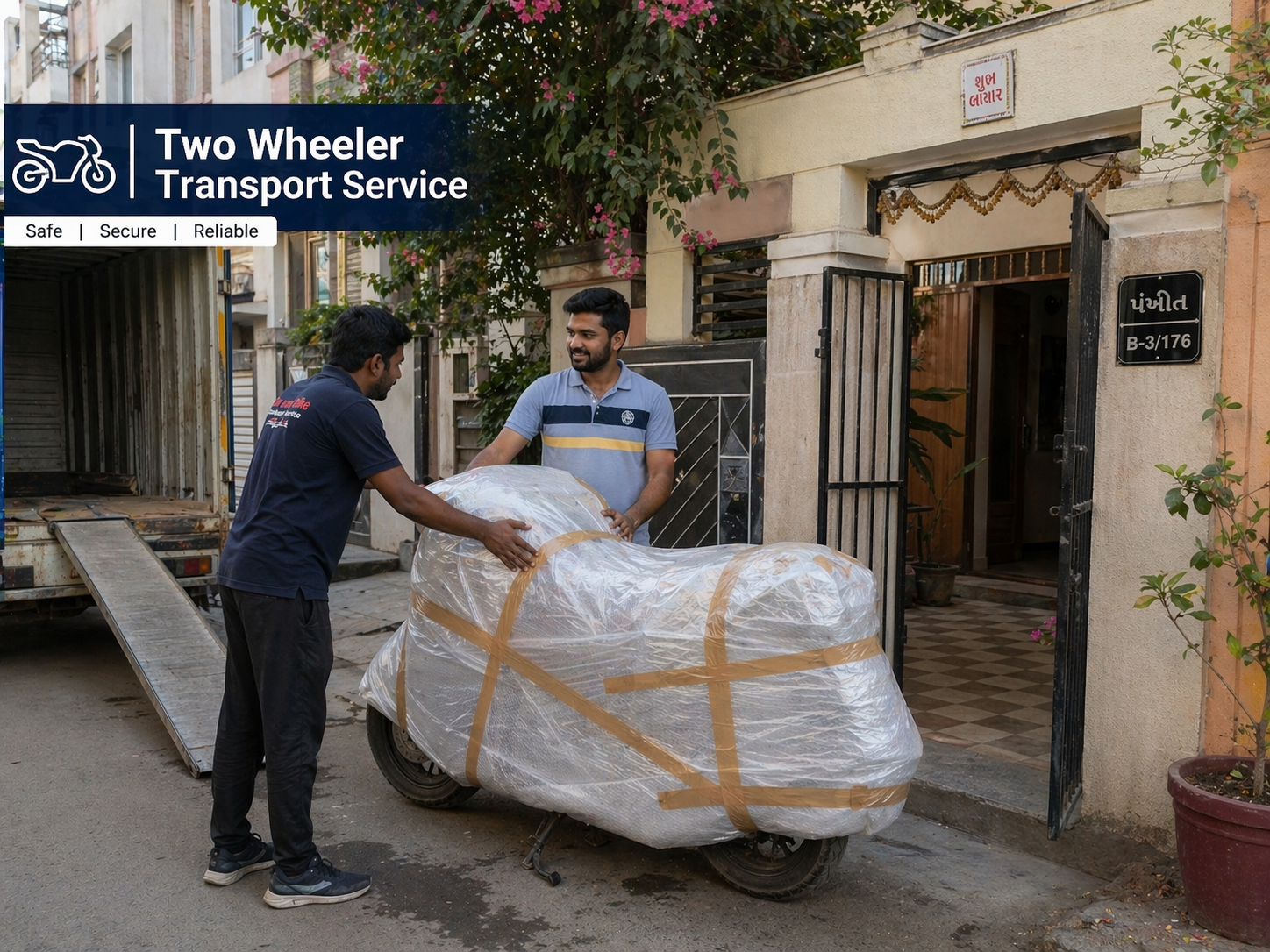 Two Wheeler Transport Service in Ahmedabad